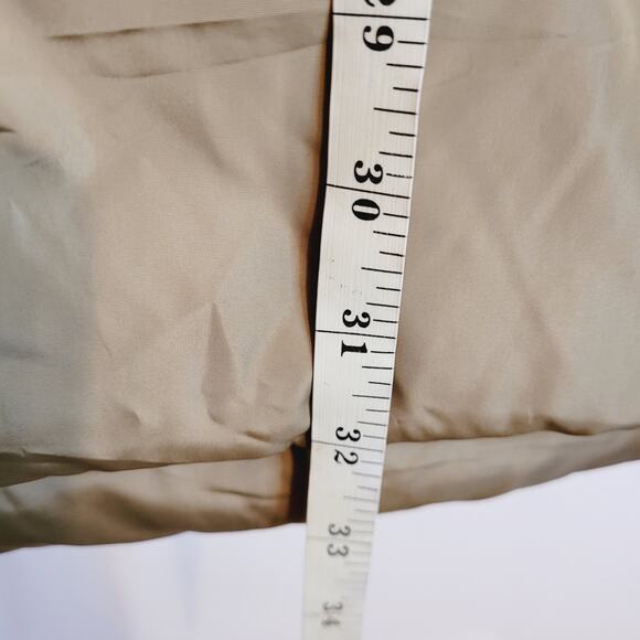 Orolay beige duck down filled thickened mid length hooded ski coat XL - Picture 16 of 16